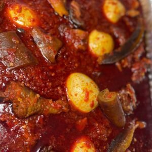 Red ofada sauce